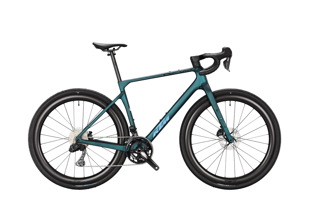 KTM Gravelator Prestige DI2 Dark Sea Matt (Irised Blue Glossy)