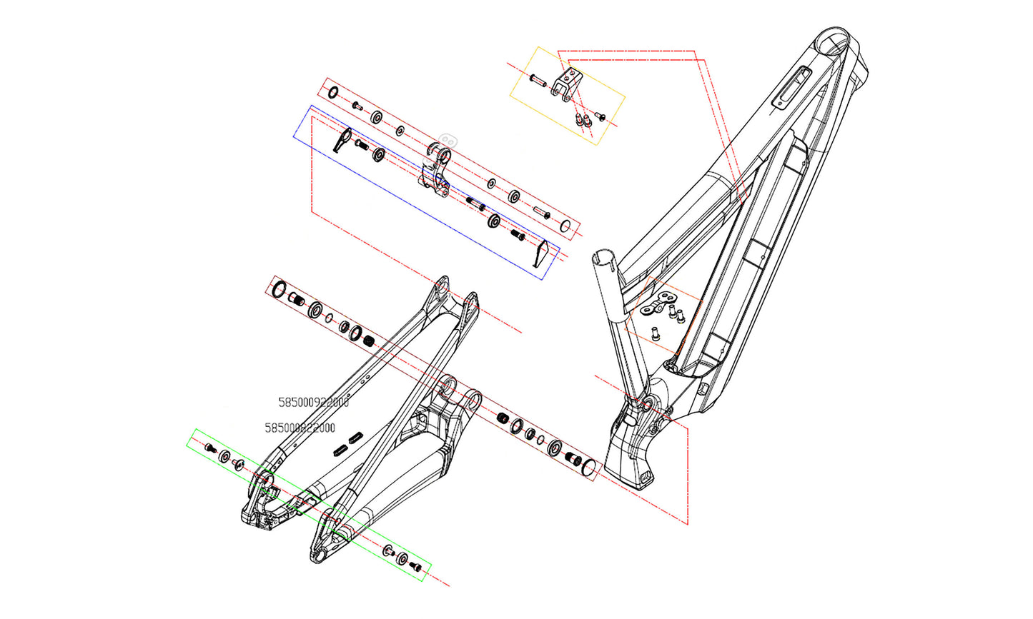 KTM Bikes Frame and parts