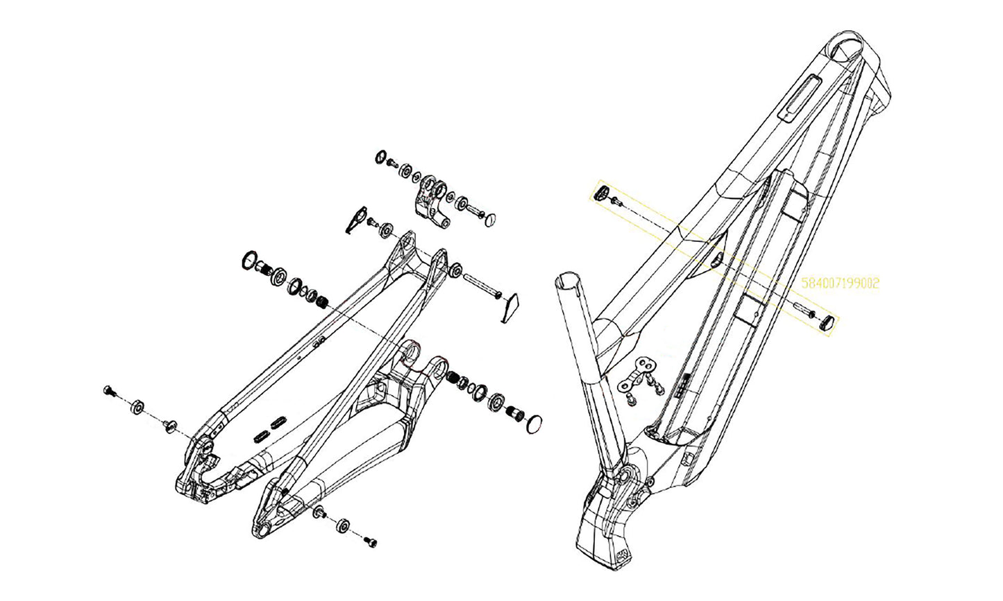 KTM Bikes Frame and parts