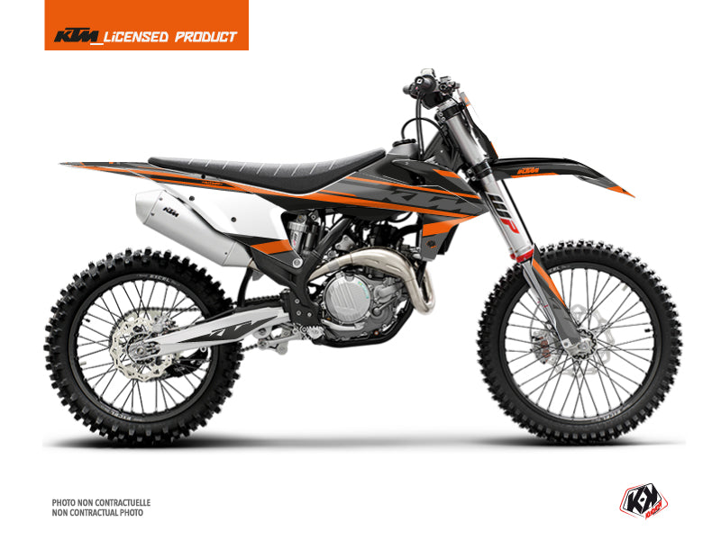 KTM 300 XC Dirt Bike Breakout Graphic Kit Black Orange