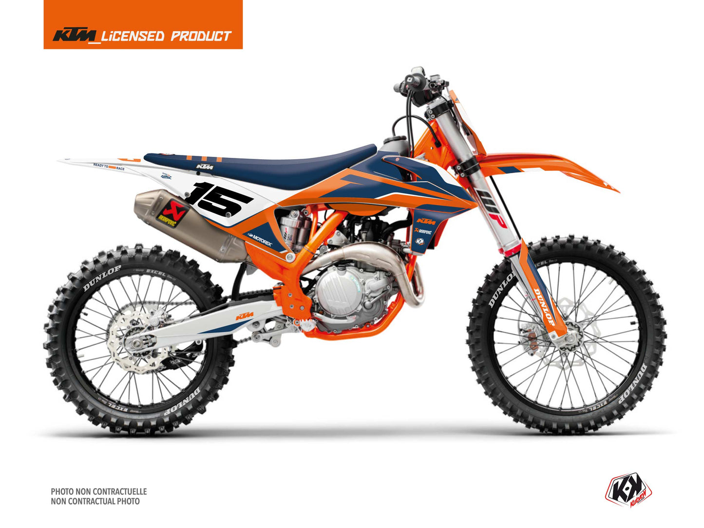 KTM 300 XC Dirt Bike DNA Graphic Kit Blue