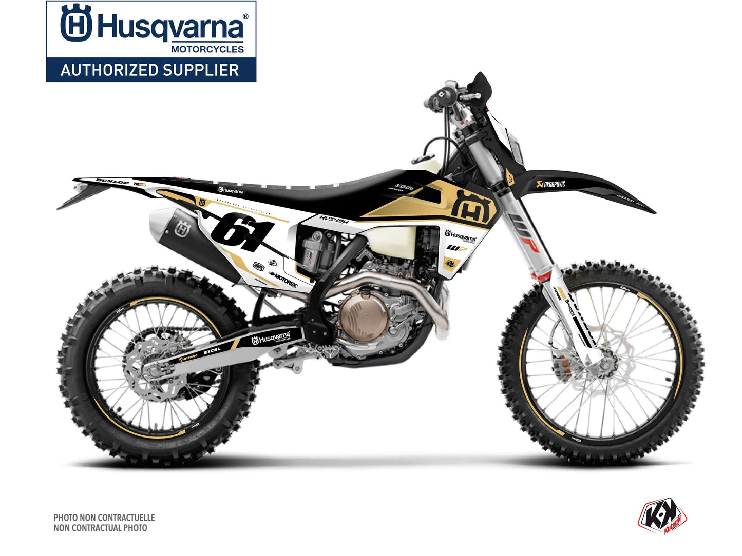 Husqvarna 450 FE Dirt Bike D-SKT Graphic Kit Sand