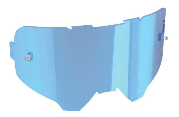 Kinder-Schwimmbrille mit Bügel, Einzelglas, blau, Einheitsgröße