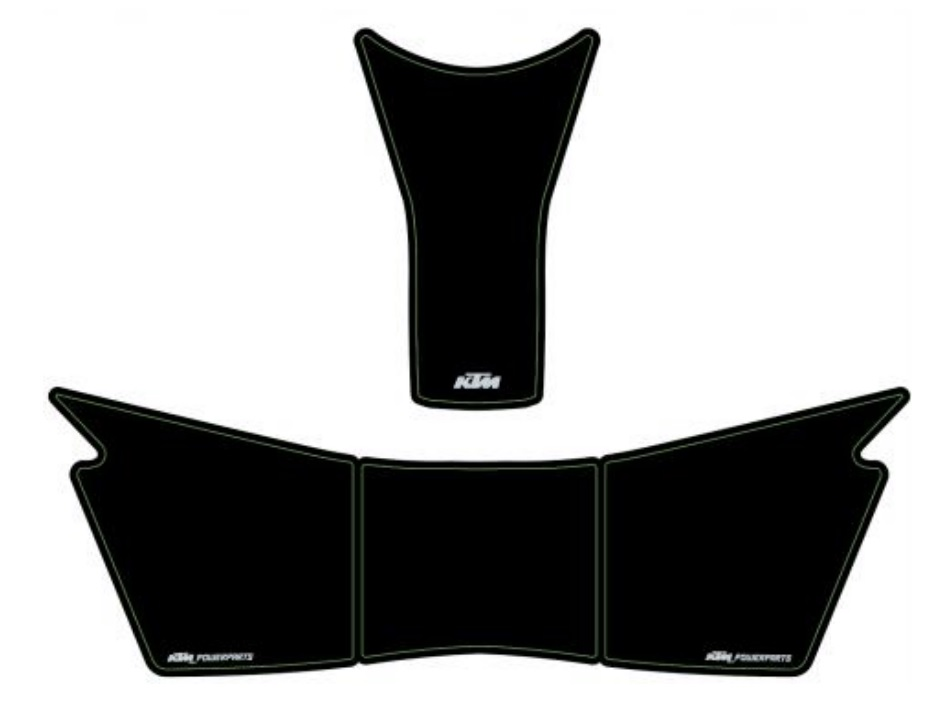 Aufkleber-Set zum Schutz des Kraftstofftanks 1290 R2R 1290 SUPER DUKE 20-23