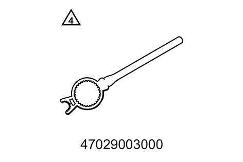 Schraubenschlüssel halten