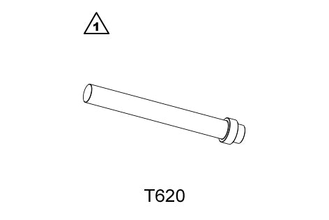 Passende lange Führungsbuchse