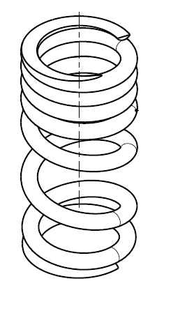 Hauptfeder (59) 85-170-170 Dämpfer