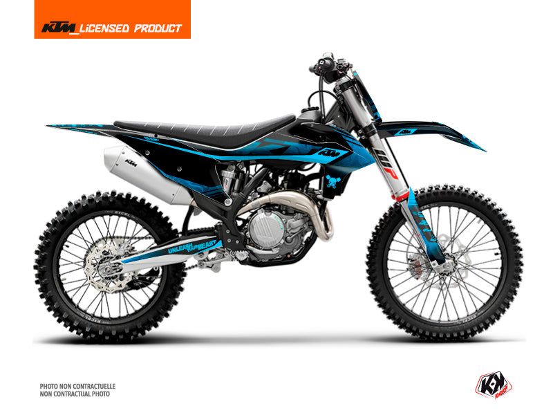 KTM 300 XC Dirt Bike Replica Thomas Corsi 2020 Graphic Kit Black Blue