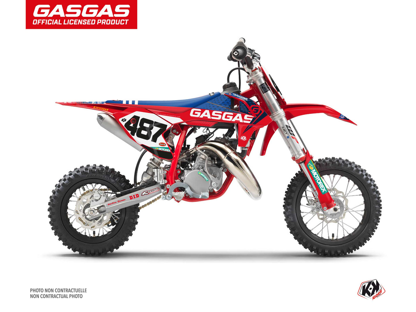 GASGAS MC 50 Dirt Bike Replica Team RBike Graphic Kit