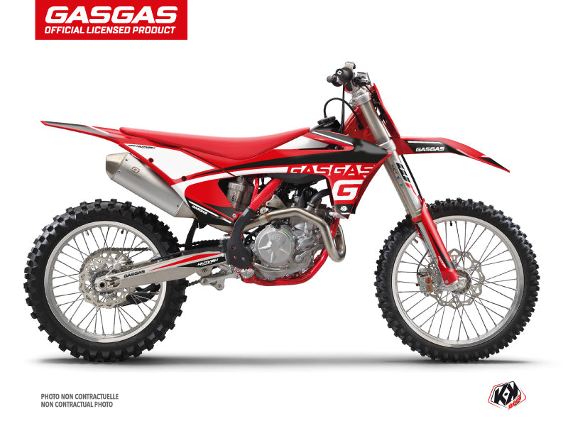 GASGAS EXF 350 Dirt Bike Rush Graphic Kit Black