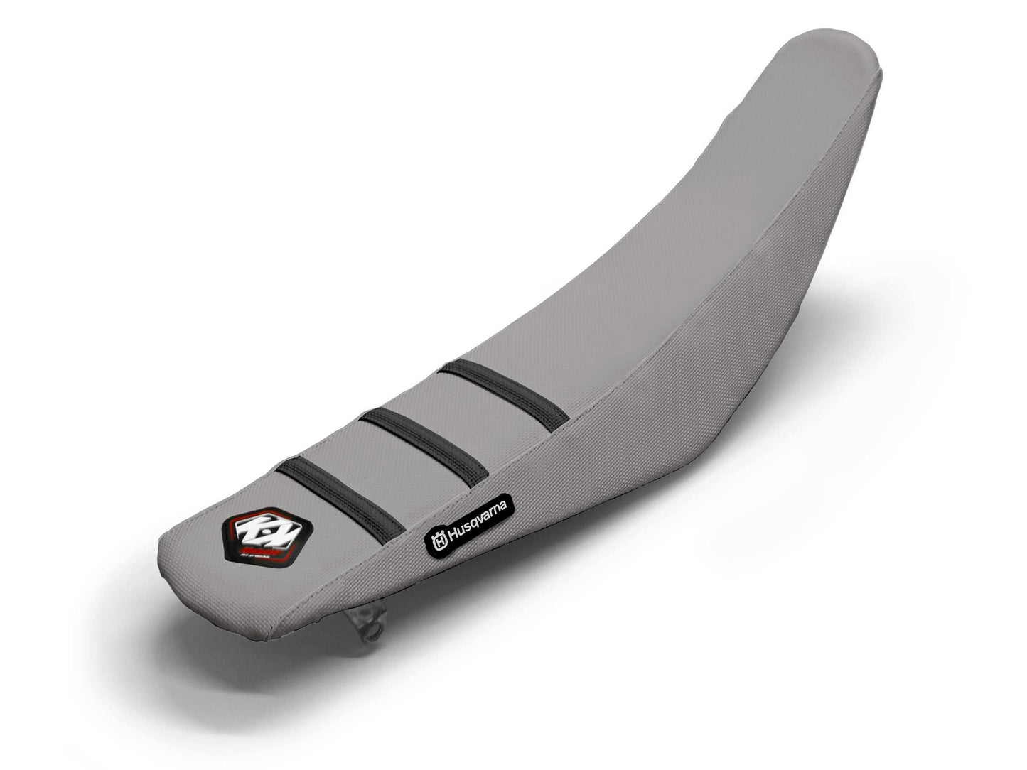 Sitzbezug Schwarz/Grau 3-Rippen - HUSQVARNA TC 85 (2014-2025)