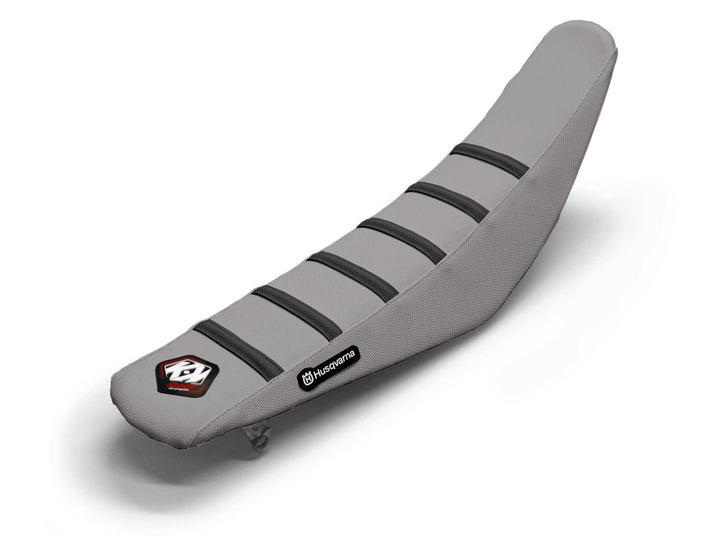 Sitzbezug Schwarz/Grau 6 Rippen - HUSQVARNA FE 501 (2015-2024)
