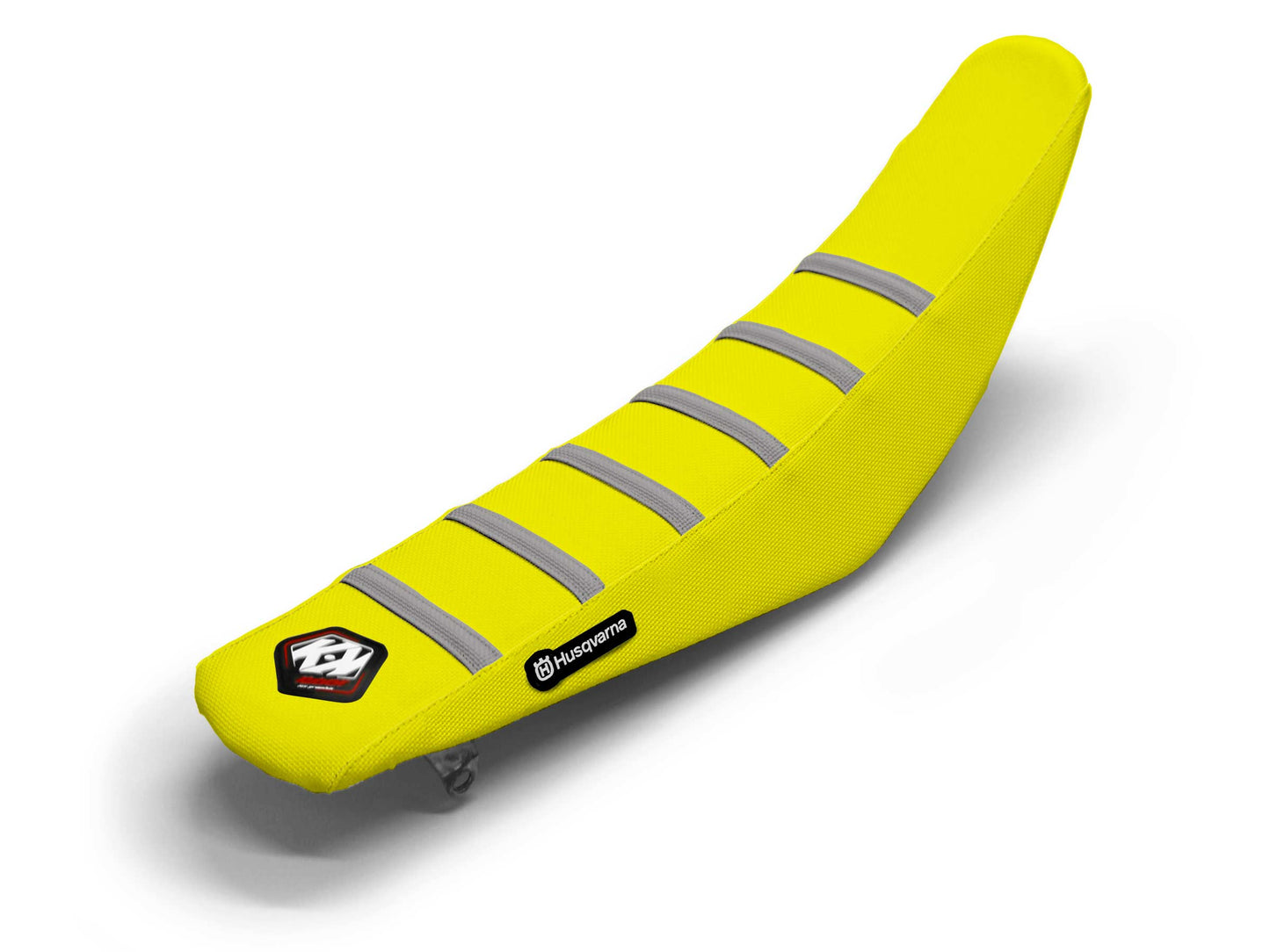 Gelb/Grauer Sitzbezug 6 Rippen - HUSQVARNA TE 125 (2015-2019)