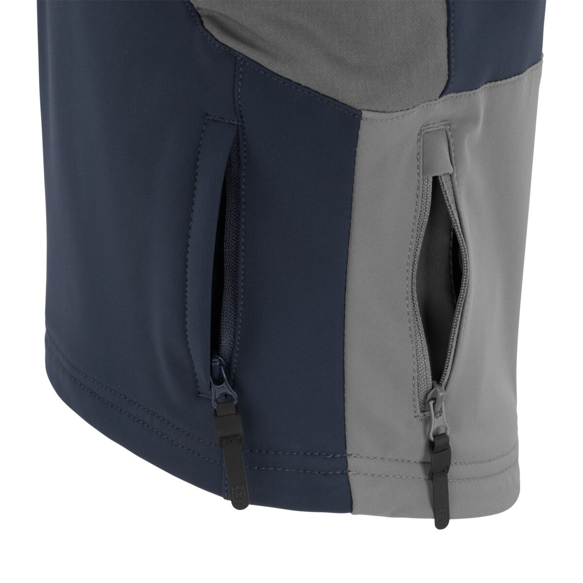 Kinder-Weste mit Zierstreifen, blau