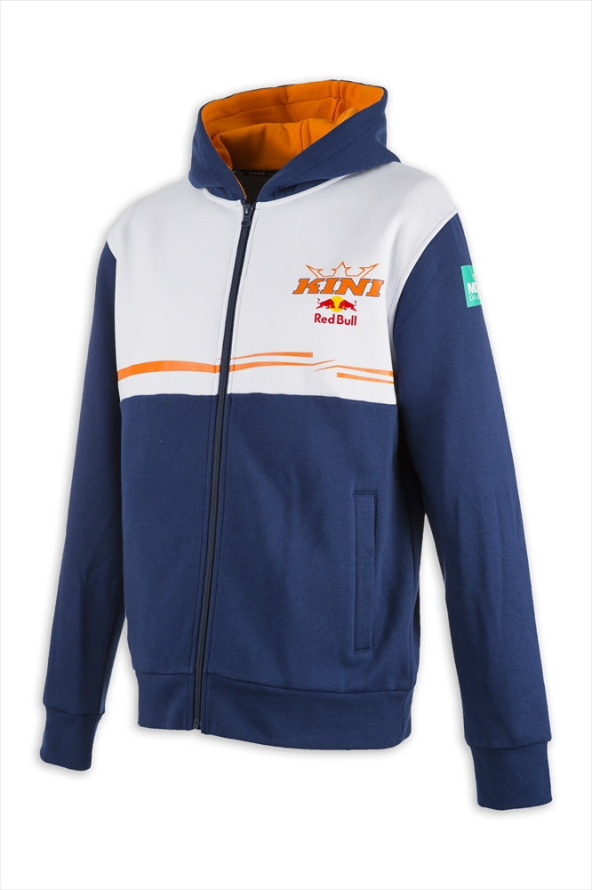 KINI-RB KIDS TEAM SWEATJACKE MARINEBLAU/ORANGE/WEISS Größe M/140 (verkauft)