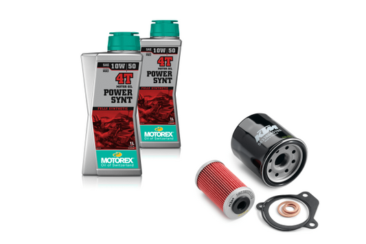 Ölfiltersatz + Öl 400/620/625/640/600 LC4 1995-2006