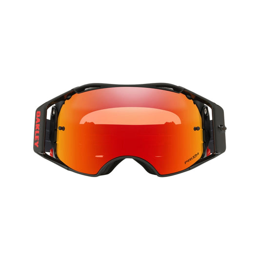 MX GLASSES OAKLEY AIRBRAKE MX FACTORY PILOT BLACKOUT - PRIZM TORCH LENS