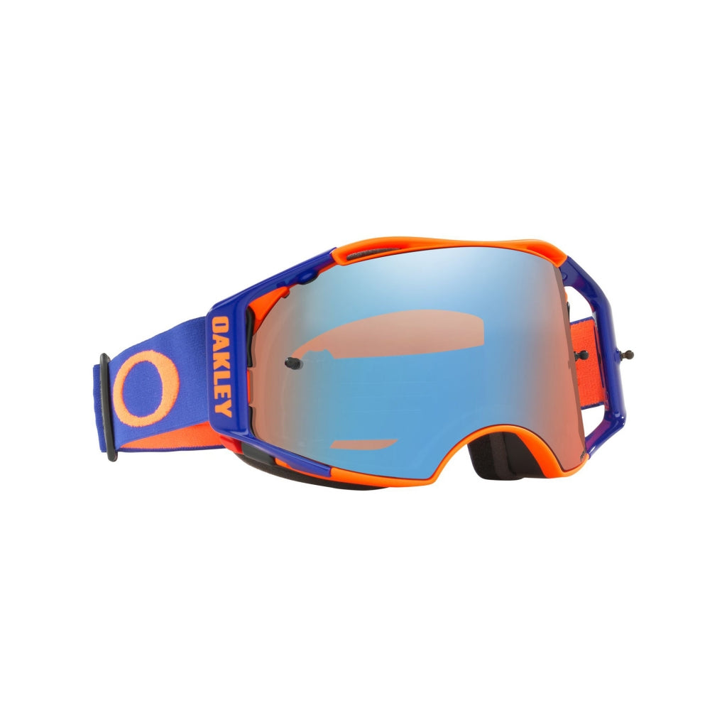 CROSS GLASSES OAKLEY AIRBRAKE MX FLO ORANGE BLUE - PRIZM SAPPHIRE GLENS