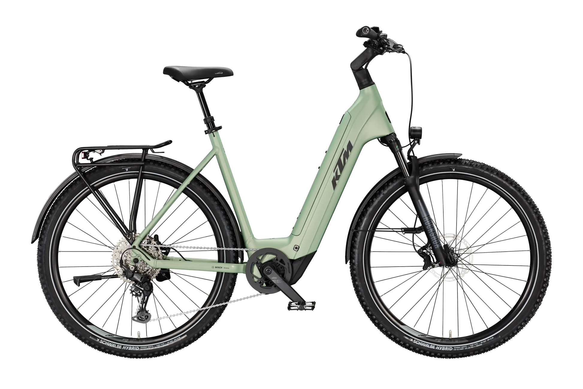 KTM Macina Aera 892 LFC Sage Green Matt (Black+white)