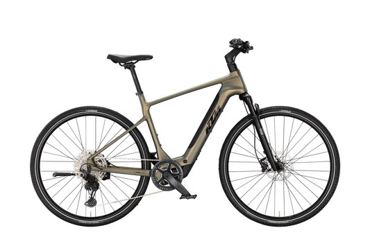 KTM Macina Cross SX Elite Olive Pearl Matt (Black+amber Glossy)
