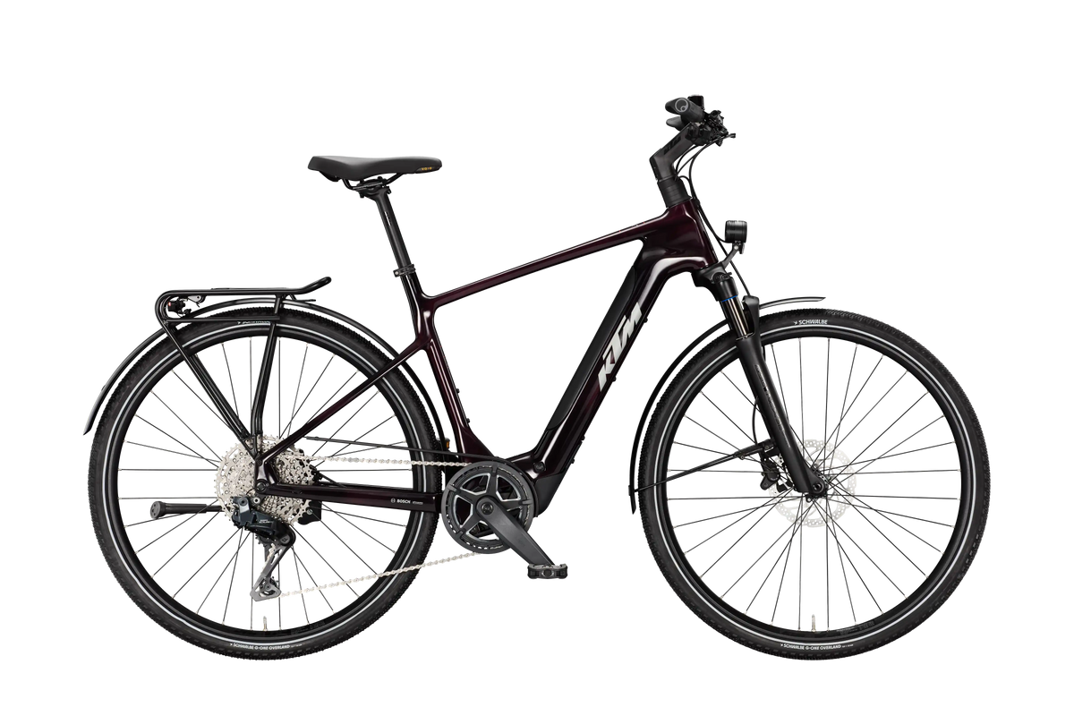 KTM Macina Sport SX Elite DI2 Red Carbon (Grey+orange)