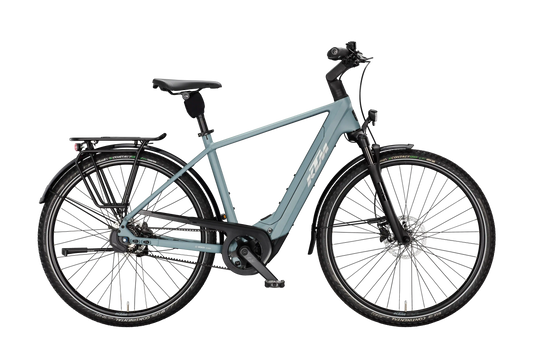 KTM Macina City Px 810 Belt DI2 Bluegrey Matt (Silver+blue)