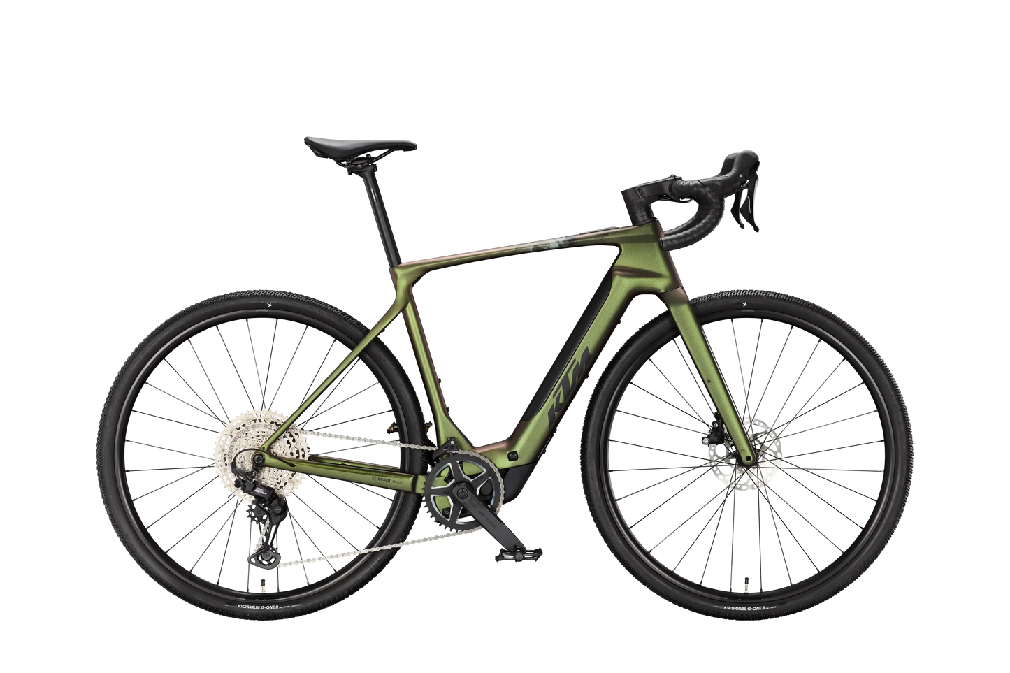 KTM Macina Gravelator SX Elite Kiwi Matt (Black+silver)