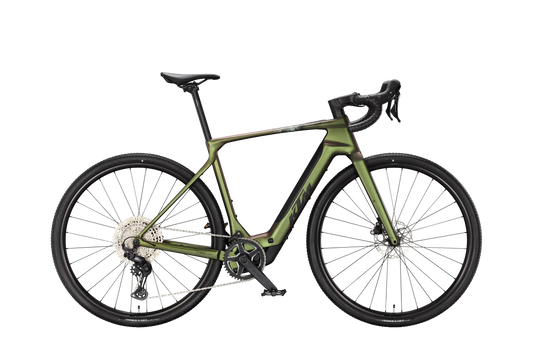 KTM Macina Gravelator SX Elite Kiwi Matt (Black+silver)