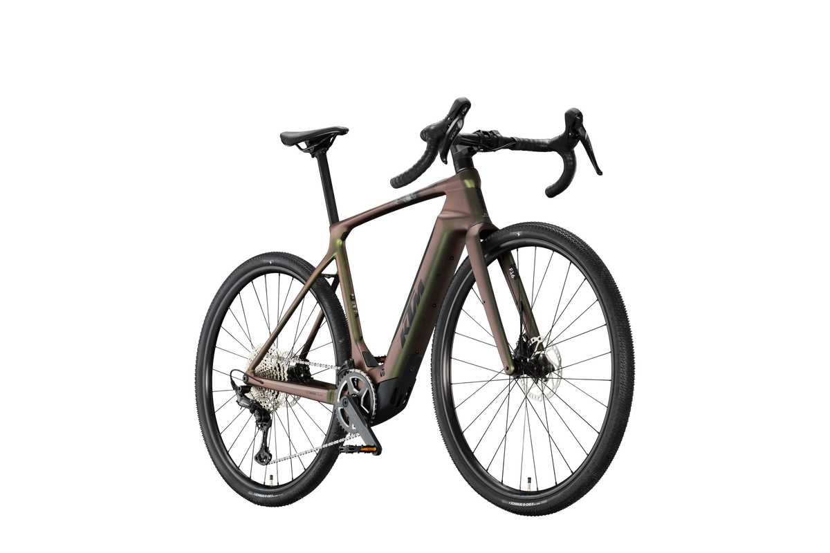 KTM Macina Gravelator SX Elite Kiwi Matt (Black+silver)
