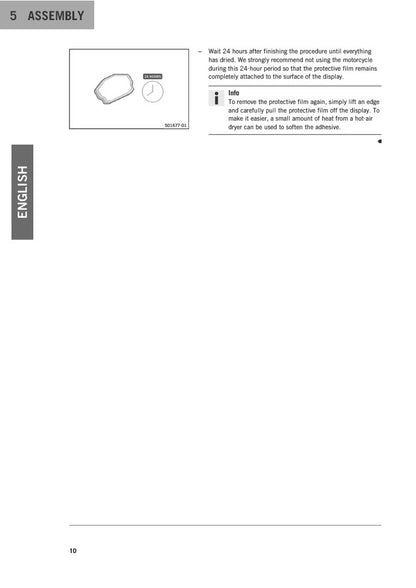 KTM Display protection sticker 1290 R2R 1290 SUPER ADVENTURE 21-24