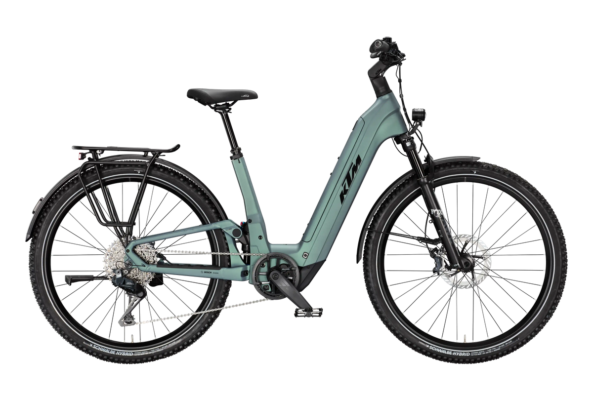 KTM Macina Aera Fs Prime LFC DI2 Bright Teal Matt (Black Glossy)