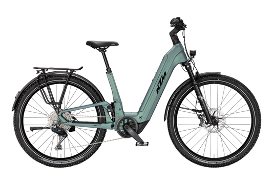 KTM Macina Aera Fs Prime LFC DI2 Bright Teal Matt (Black Glossy)