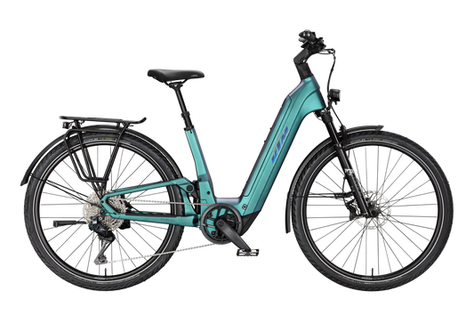 KTM Macina Style Fs Prime DI2 Green Purple Flip Matt (Holo Grey Glossy)