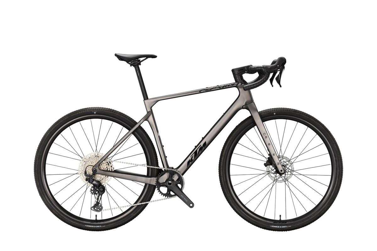 KTM Gravelator Pro Moon Rock Matt (Black Glossy)