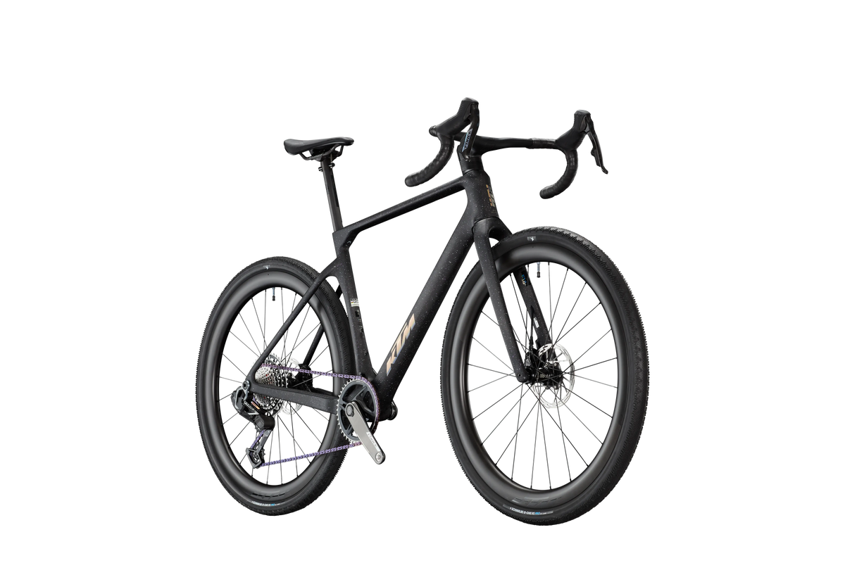 KTM Gravelator Supreme AXS PM Purple-Stained Carbon Matt (Holo Chrome Glossy)