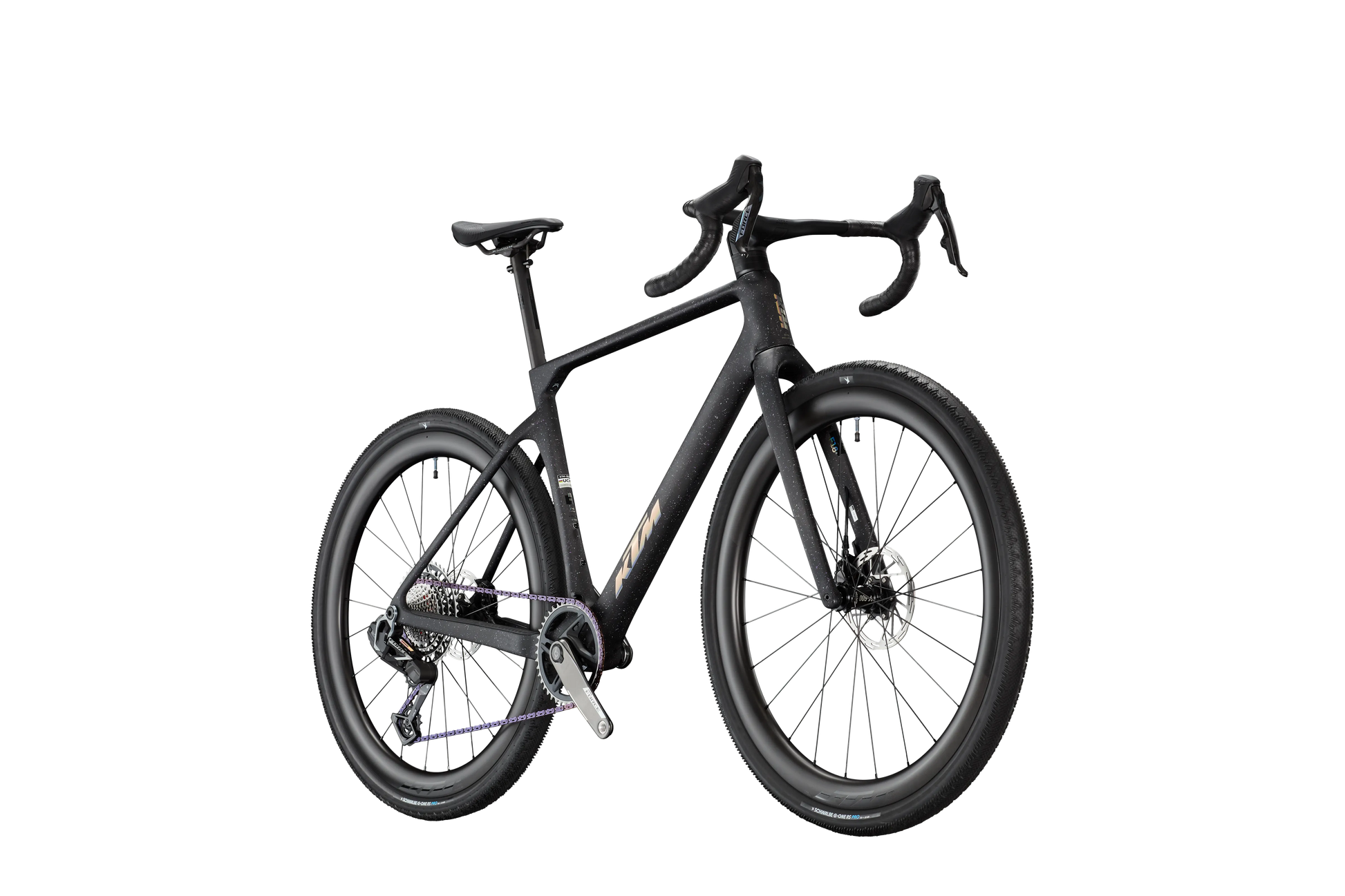 KTM Gravelator Supreme AXS PM Purple-Stained Carbon Matt (Holo Chrome Glossy)