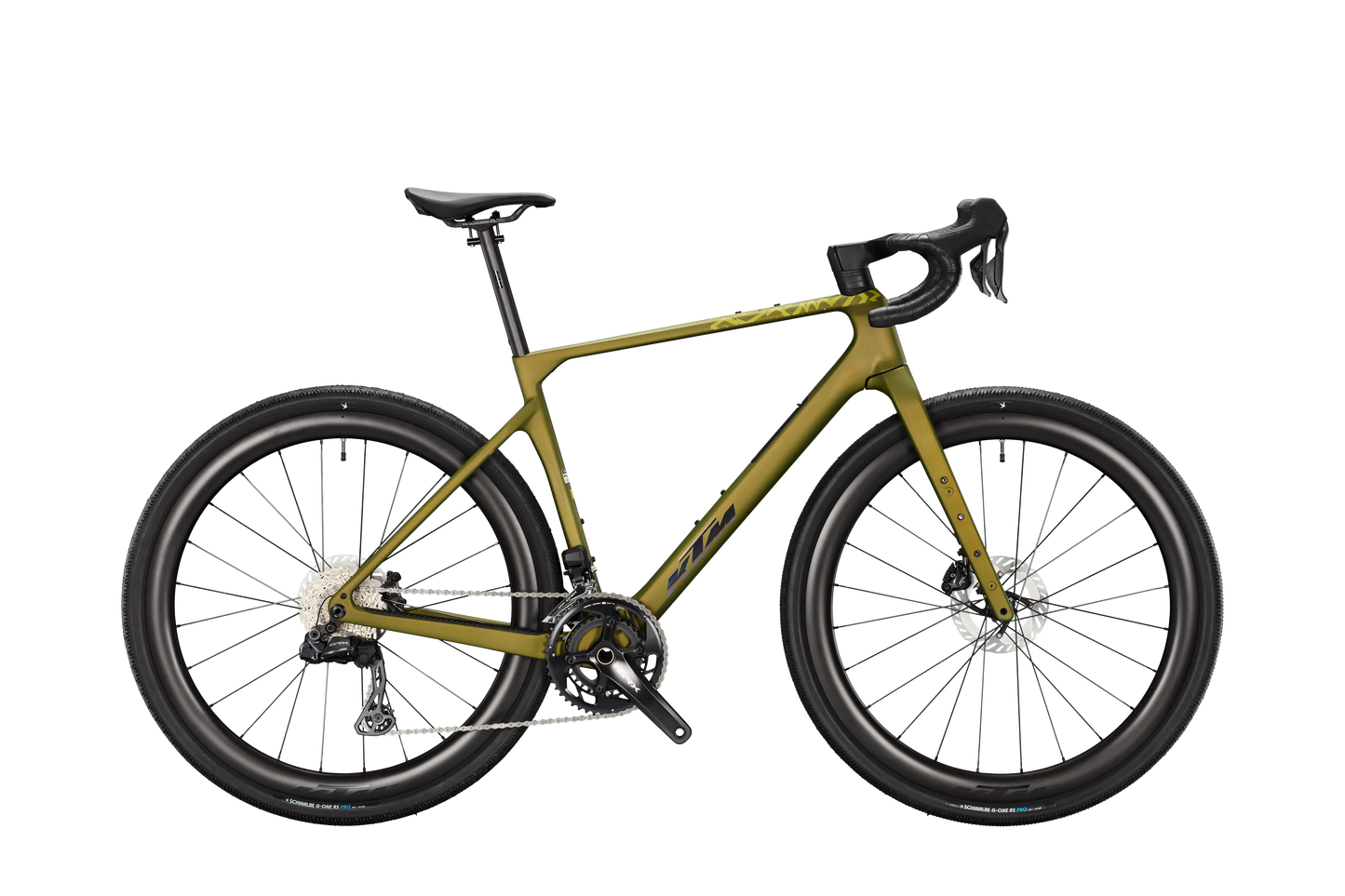 KTM Gravelator Prestige DI2 Goblin Green Matt (Irised Black Glossy)