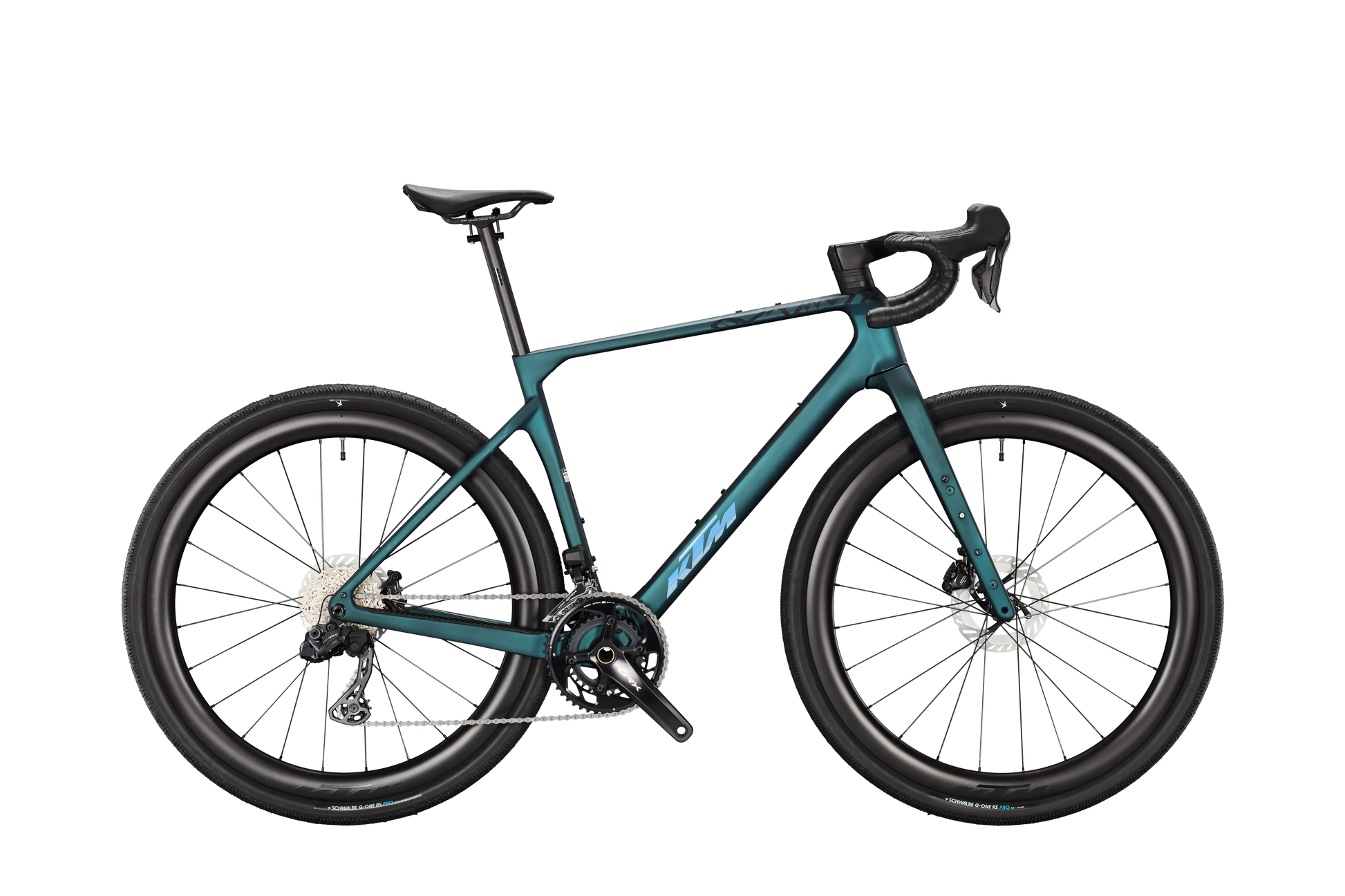 KTM Gravelator Prestige DI2 Dark Sea Matt (Irised Blue Glossy)