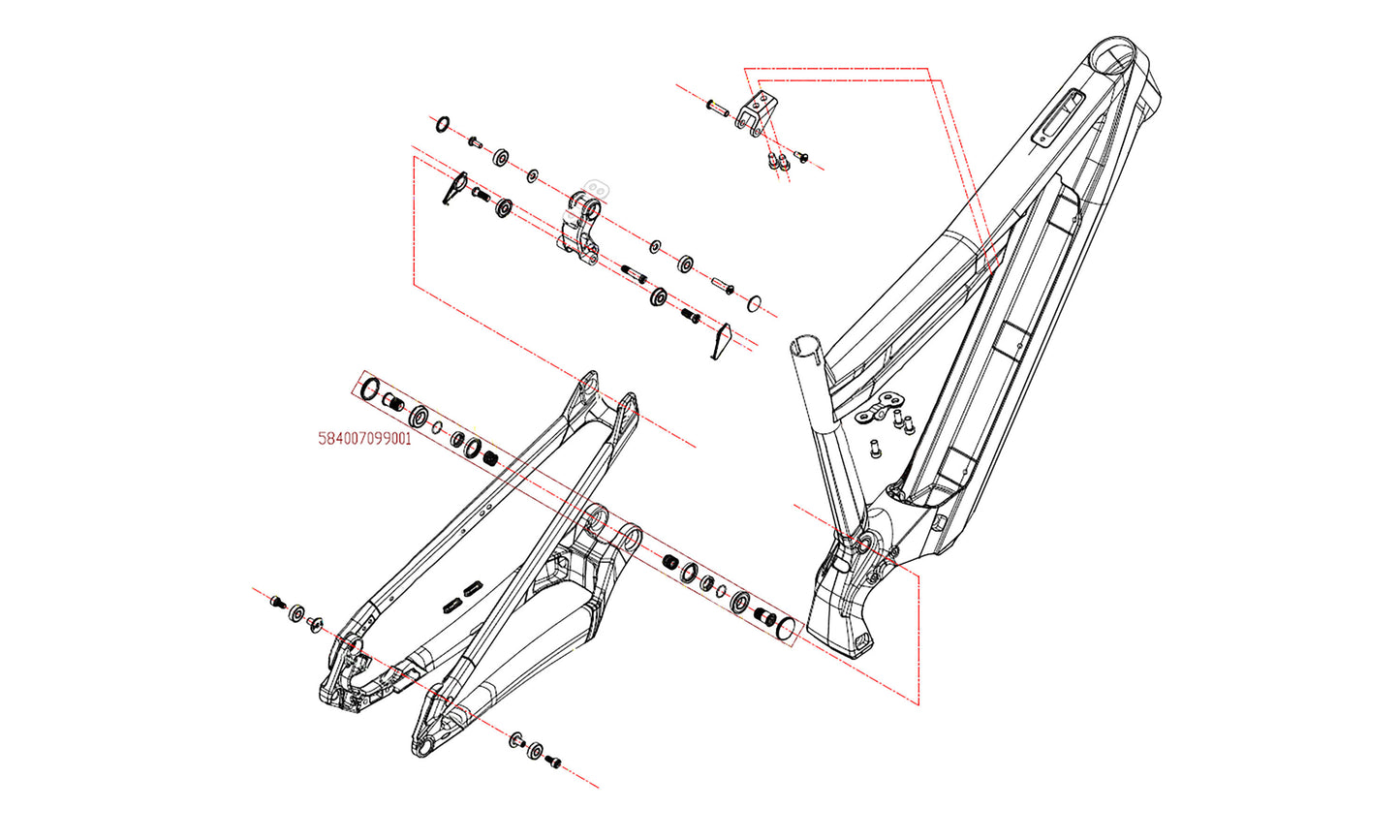 KTM Bikes Frame and parts