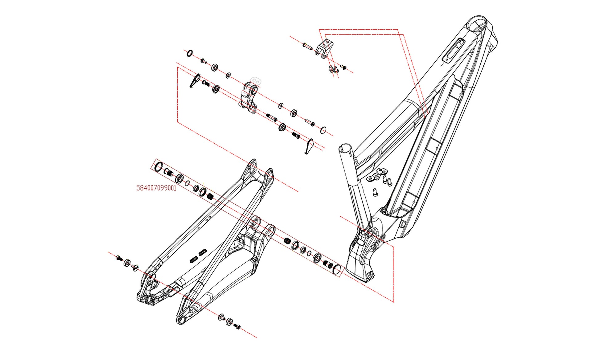 KTM Bikes Frame and parts