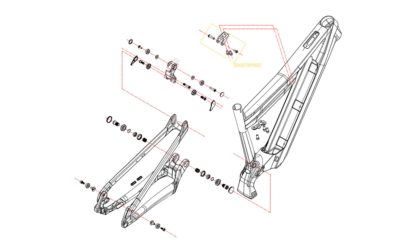 KTM Bikes Frame and parts