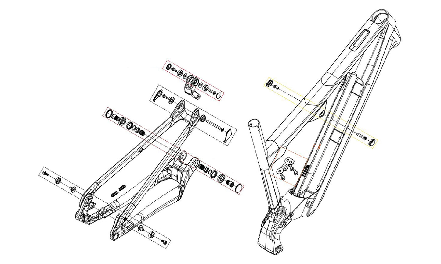 KTM Bikes Frame and parts