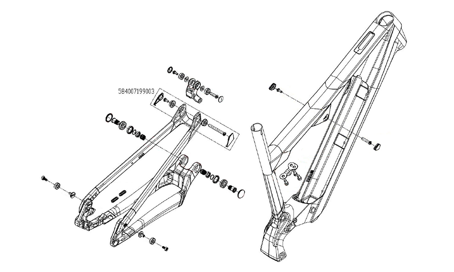 KTM Bikes Frame and parts