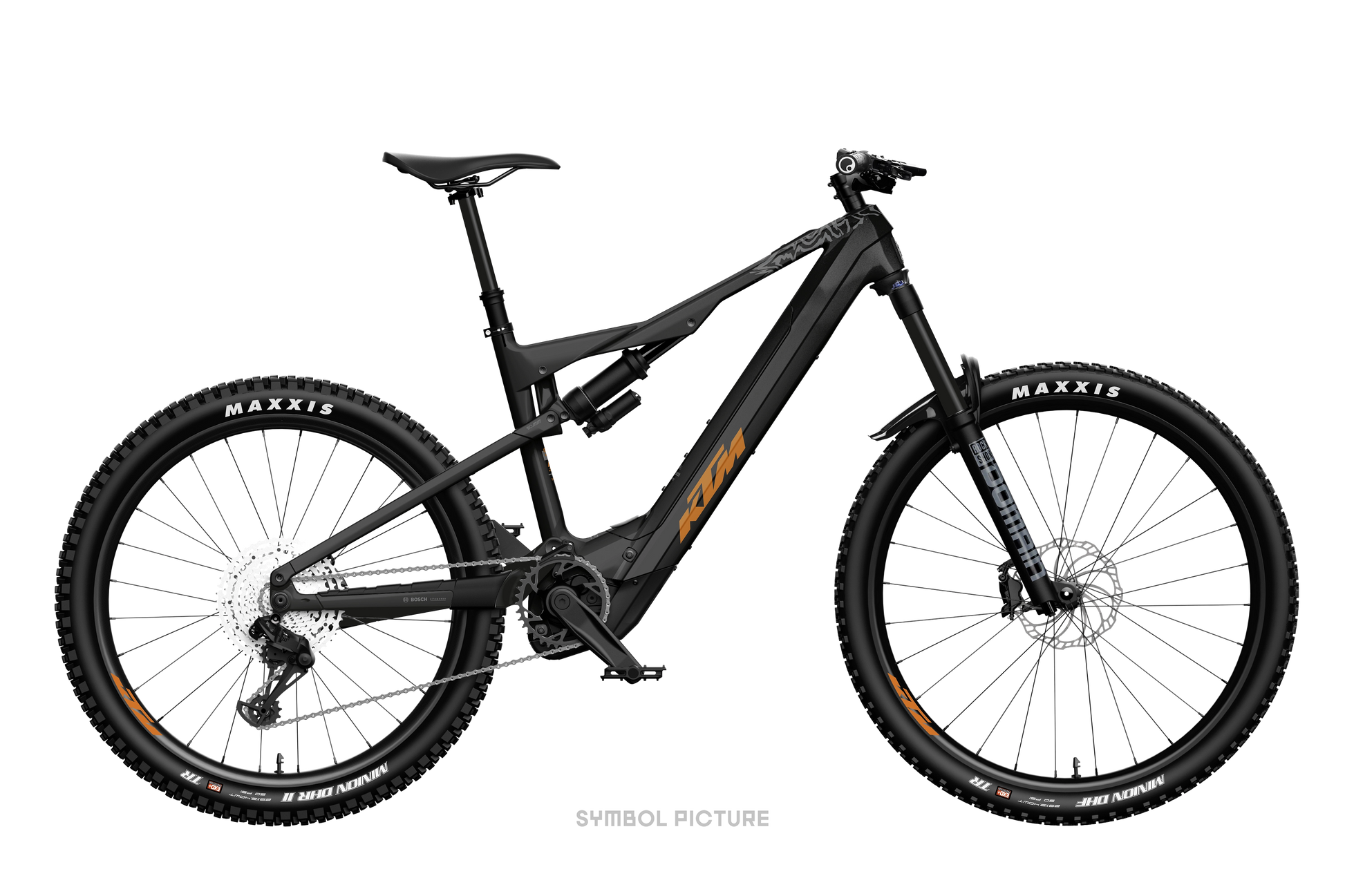 KTM Macina Prowler Elite CX-R Diamond Black Matt (Orange+grey)