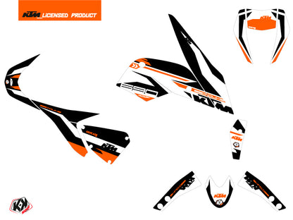 KTM Duke 690 Street Bike Arkade Grafikkit Orange Weiß