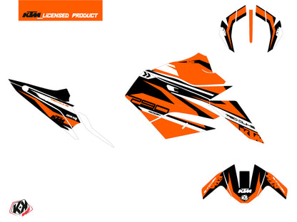 KTM Duke 790 Street Bike Arkade Grafikkit Schwarz Orange