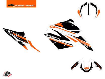KTM Duke 790 Street Bike Arkade Grafikkit Orange Weiß