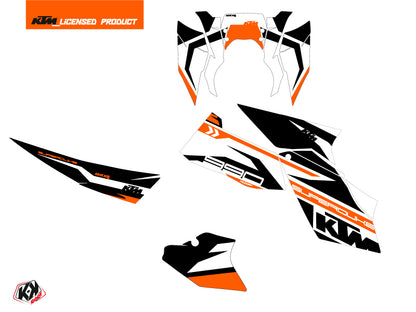 KTM Super Duke 990 Street Bike Arkade Grafikkit Orange Weiß