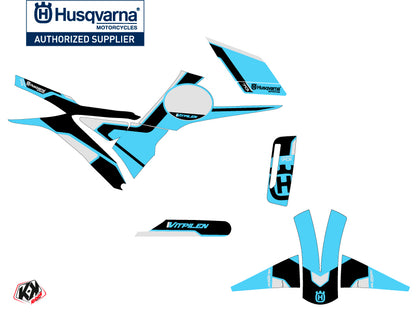 Husqvarna Vitpilen 701 Street Bike Bobber Grafikkit Blau