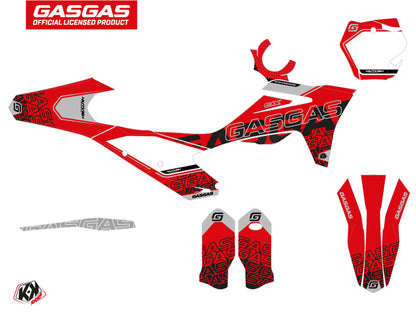 GASGAS EX 300 Dirtbike-Border-Dekor-Kit Schwarz